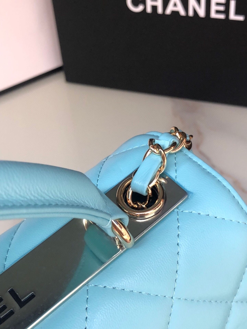 Ch**el top handle bags